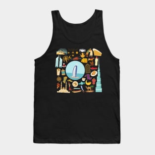 United Arab Emirates Icons Tank Top